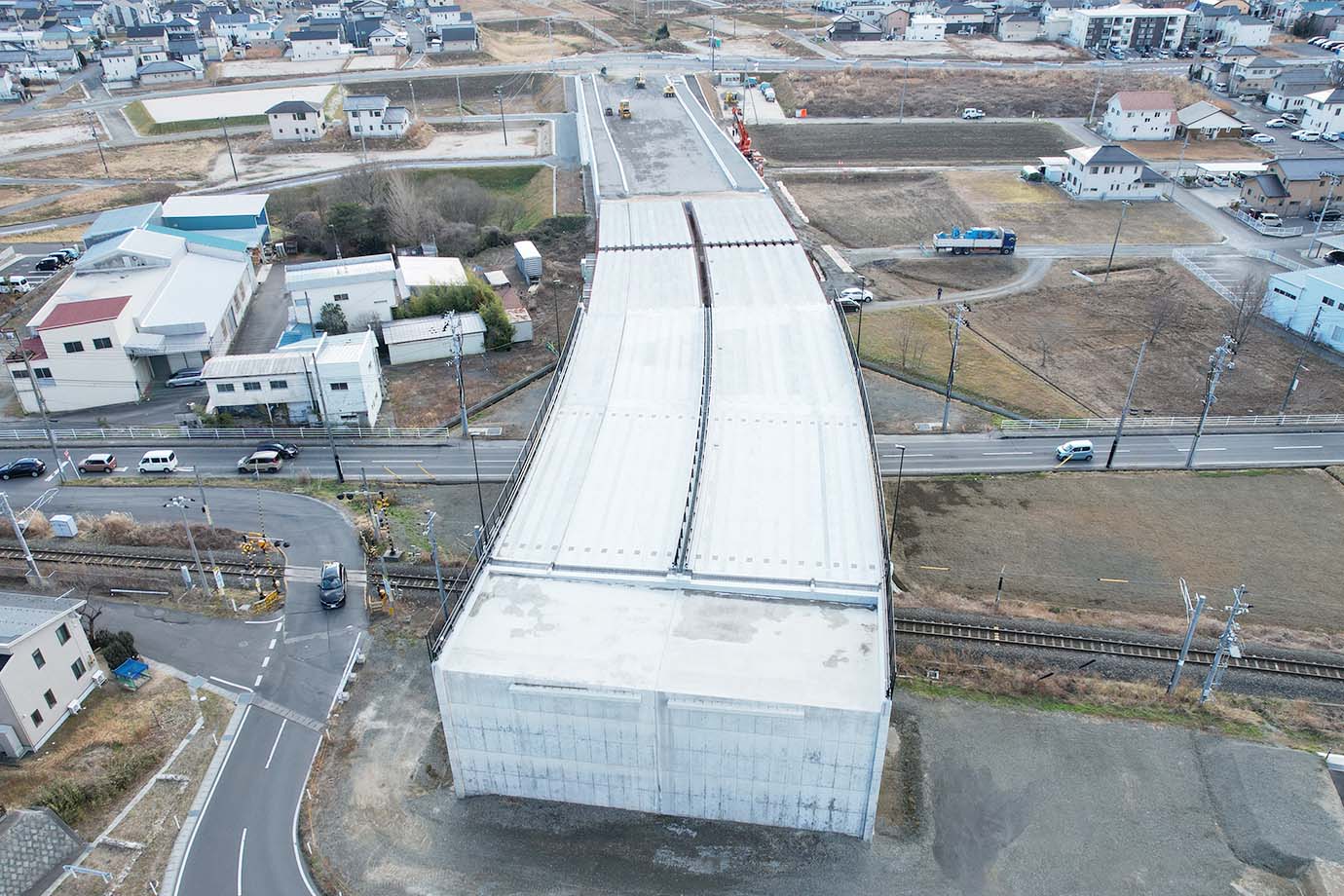 平晋建設株式会社施工事例 東部幹線 橋梁上部工整備工事 施工後