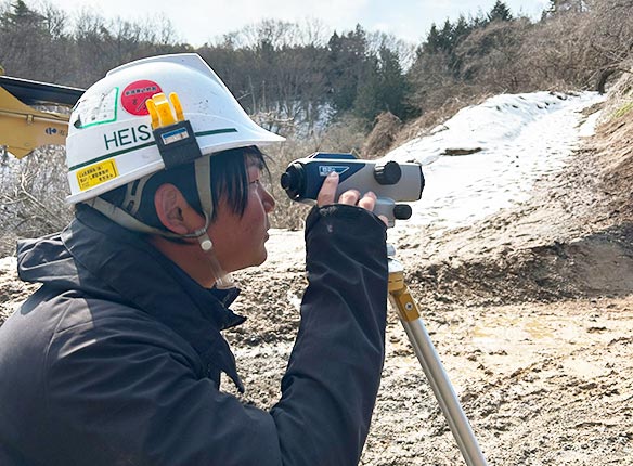 平晋建設株式会社の技術職社員 現場の画像